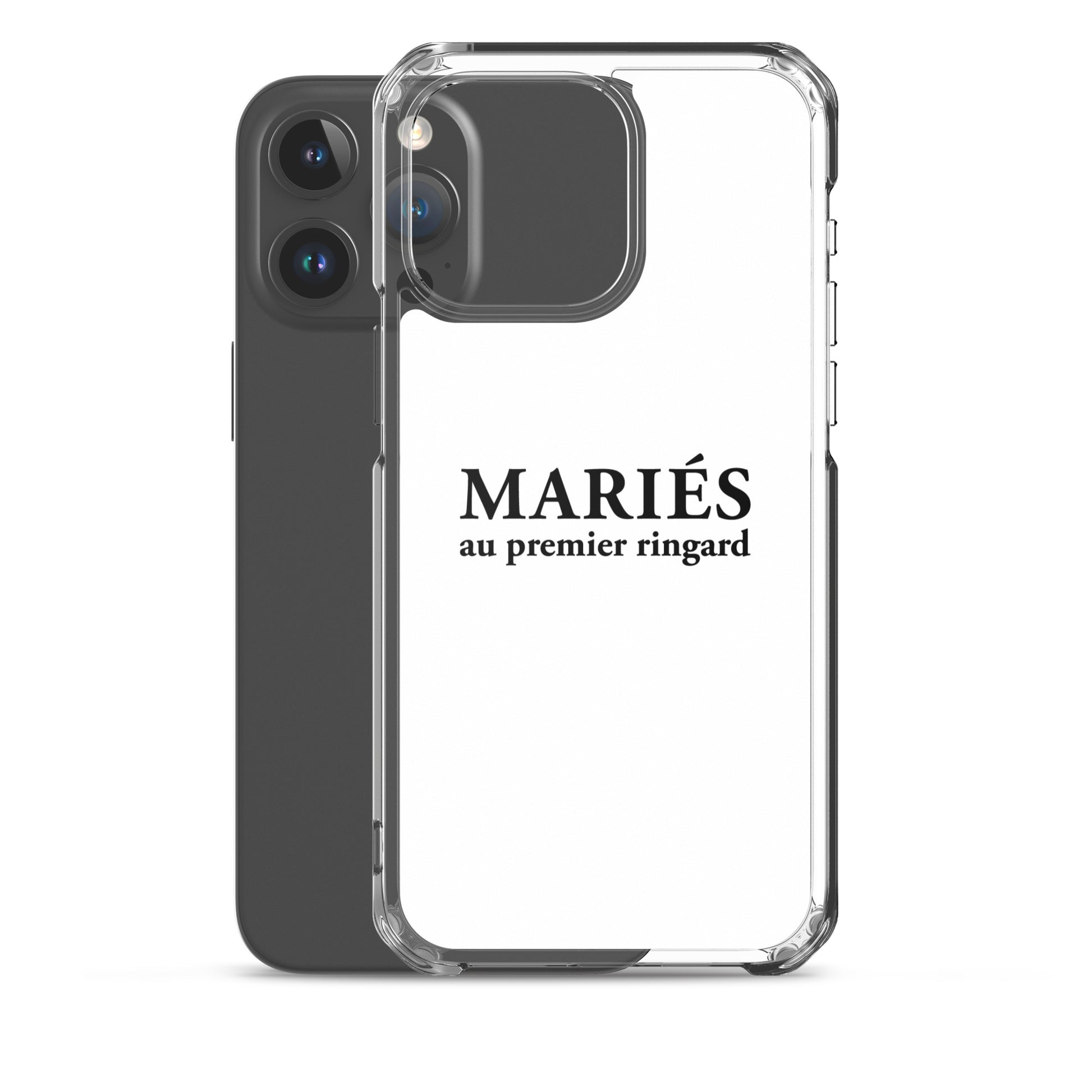 Coque iPhone Mariés au premier ringard - Sedurro
