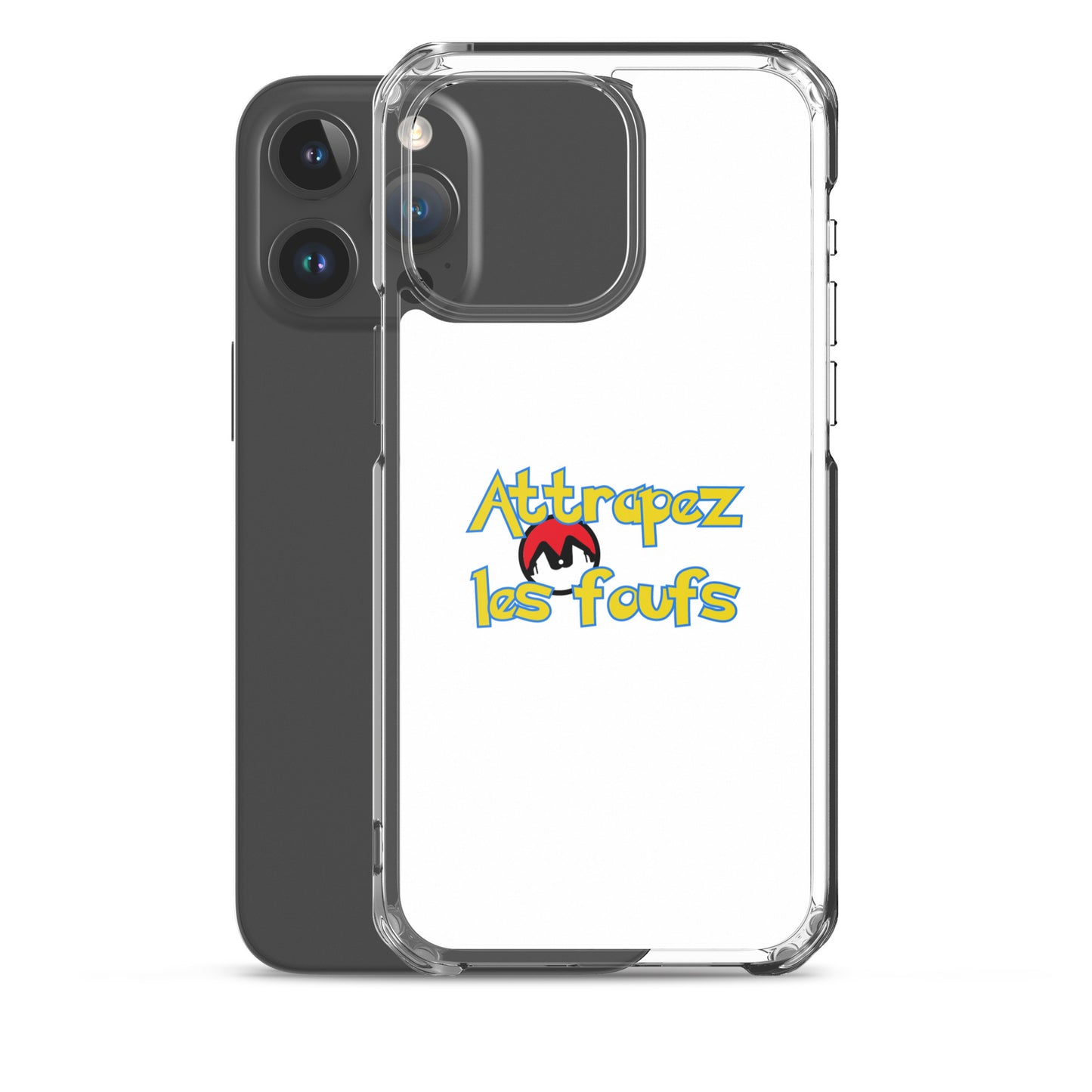 Coque iPhone Attrapez les foufs Pokeboule - Sedurro