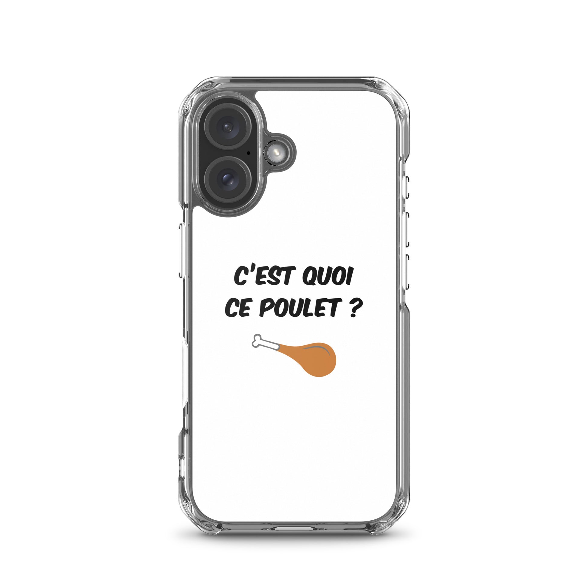 Coque iPhone C'est quoi ce poulet iPhone 16 - Sedurro