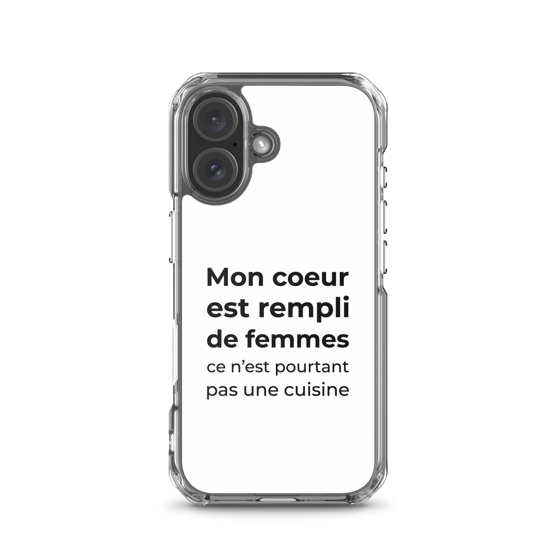 Coque iPhone Mon cœur est rempli de femmes ce n'est pourtant pas une cuisine - Sedurro
