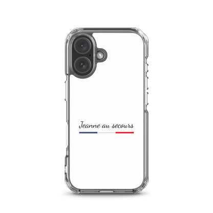 Coque iPhone Jeanne au secours iPhone 16 - Sedurro