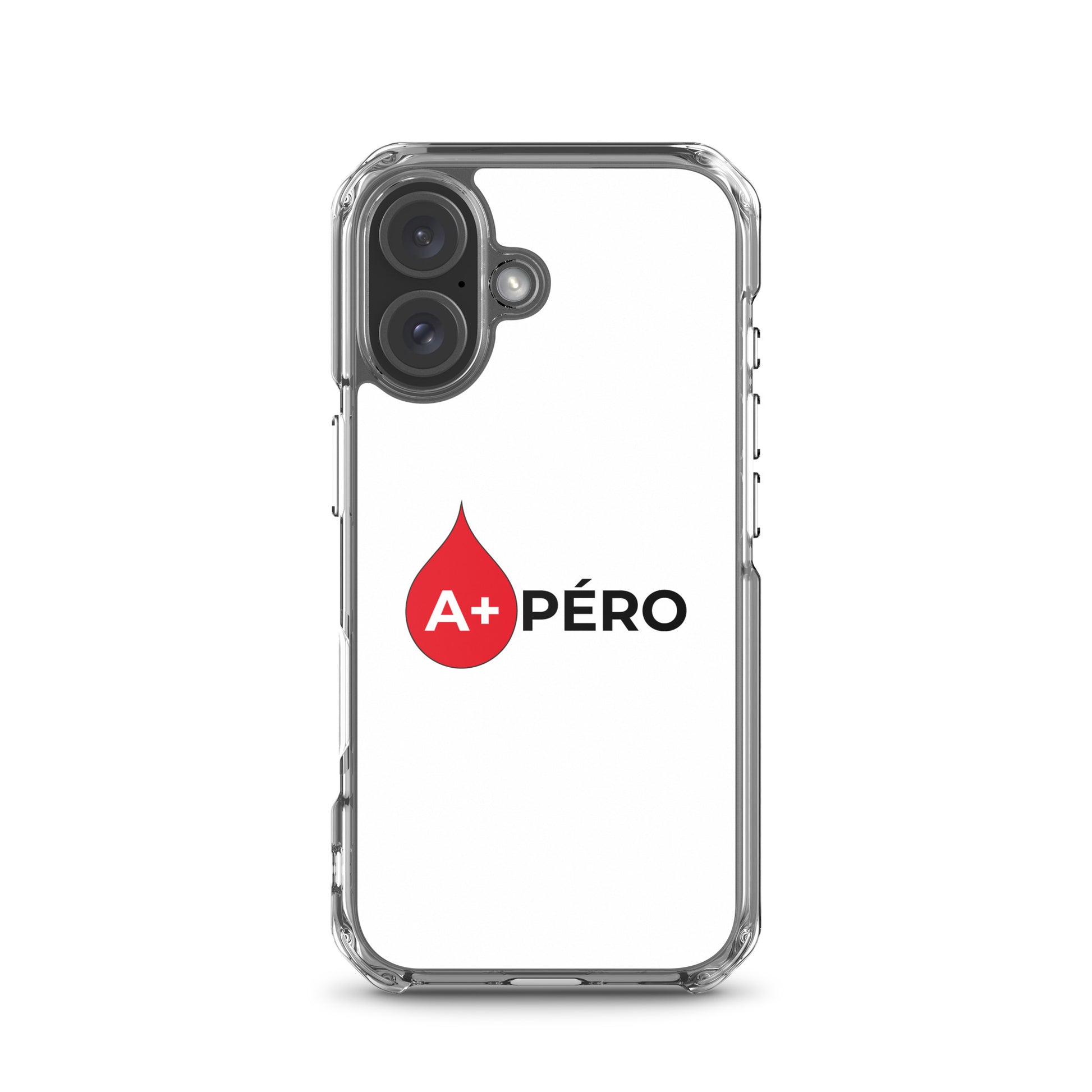 Coque iPhone Apéro groupe sanguin A+ iPhone 16 - Sedurro