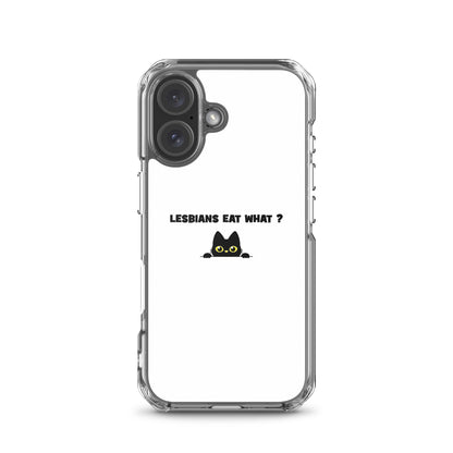 Coque iPhone Cat Lesbians eat what - Sedurro