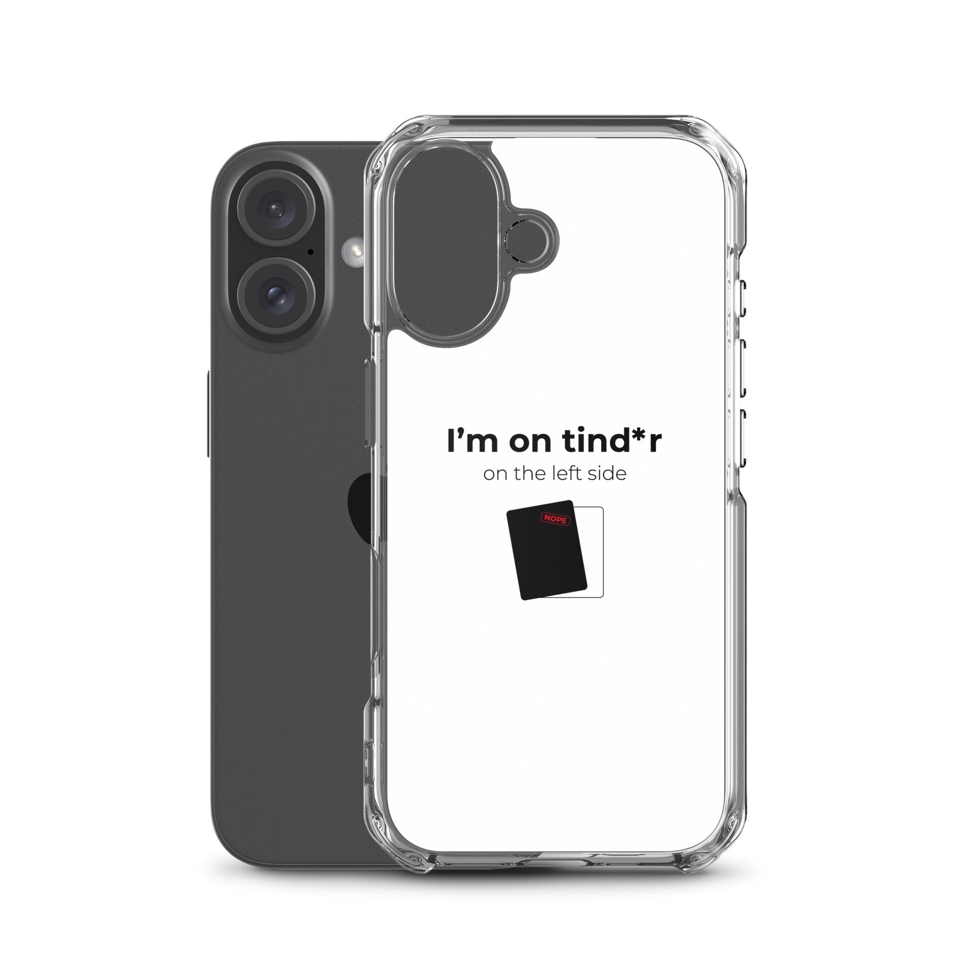 Coque iPhone I'm on tind*r on the left side - Sedurro