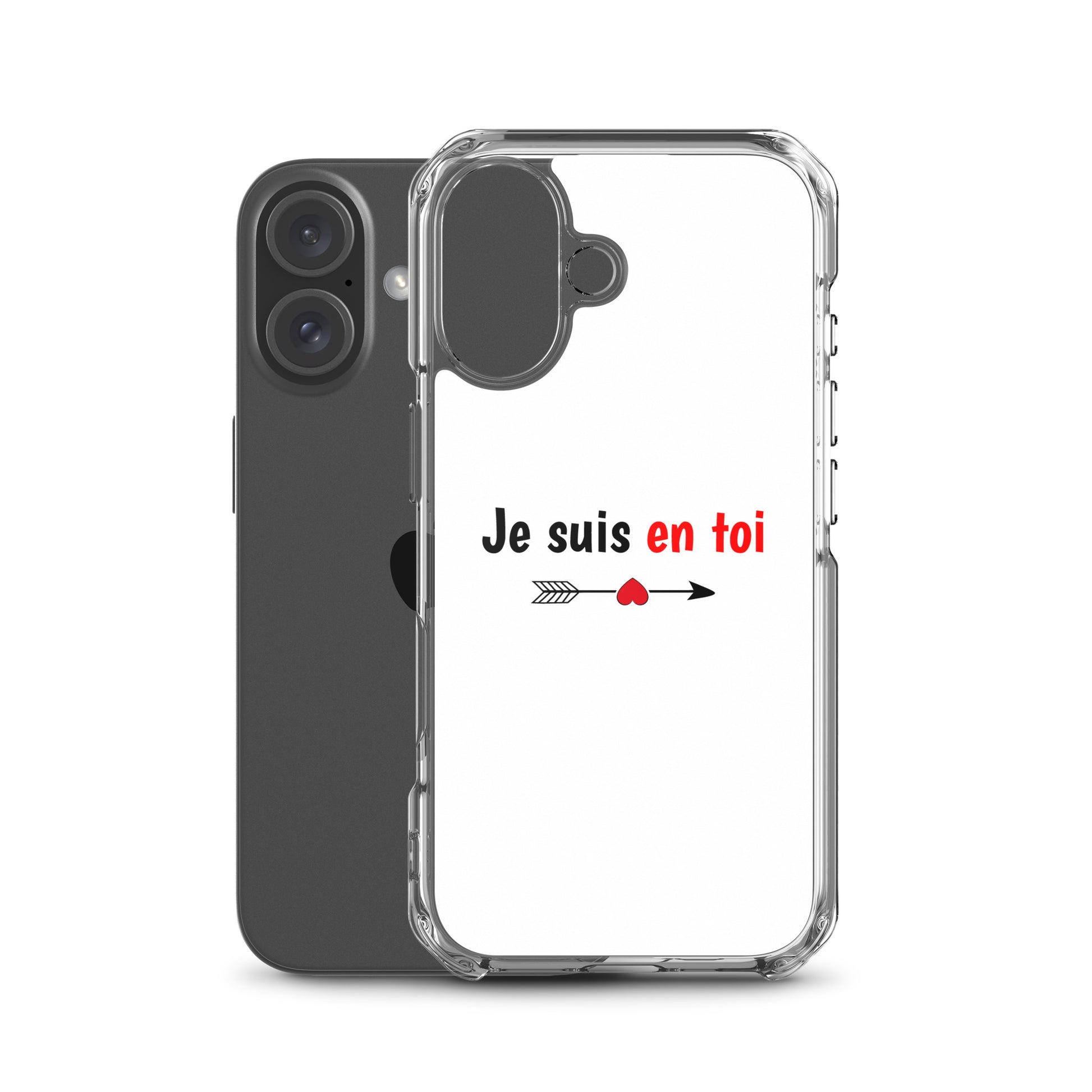 Coque iPhone Je suis en toi flèche cupidon - Sedurro