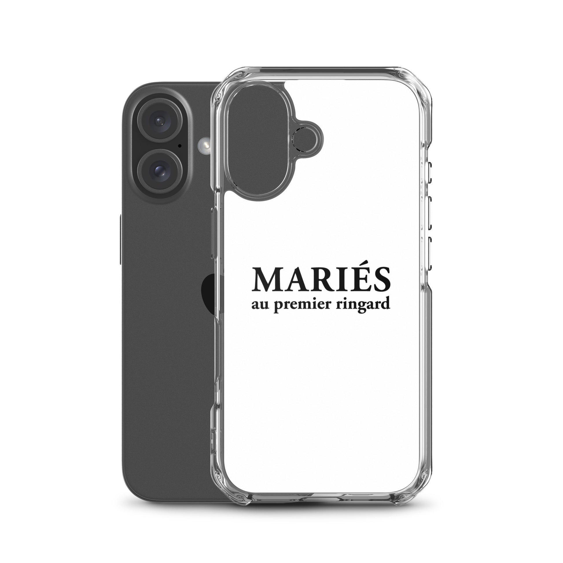 Coque iPhone Mariés au premier ringard - Sedurro