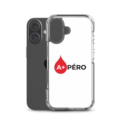 Coque iPhone Apéro groupe sanguin A+ - Sedurro