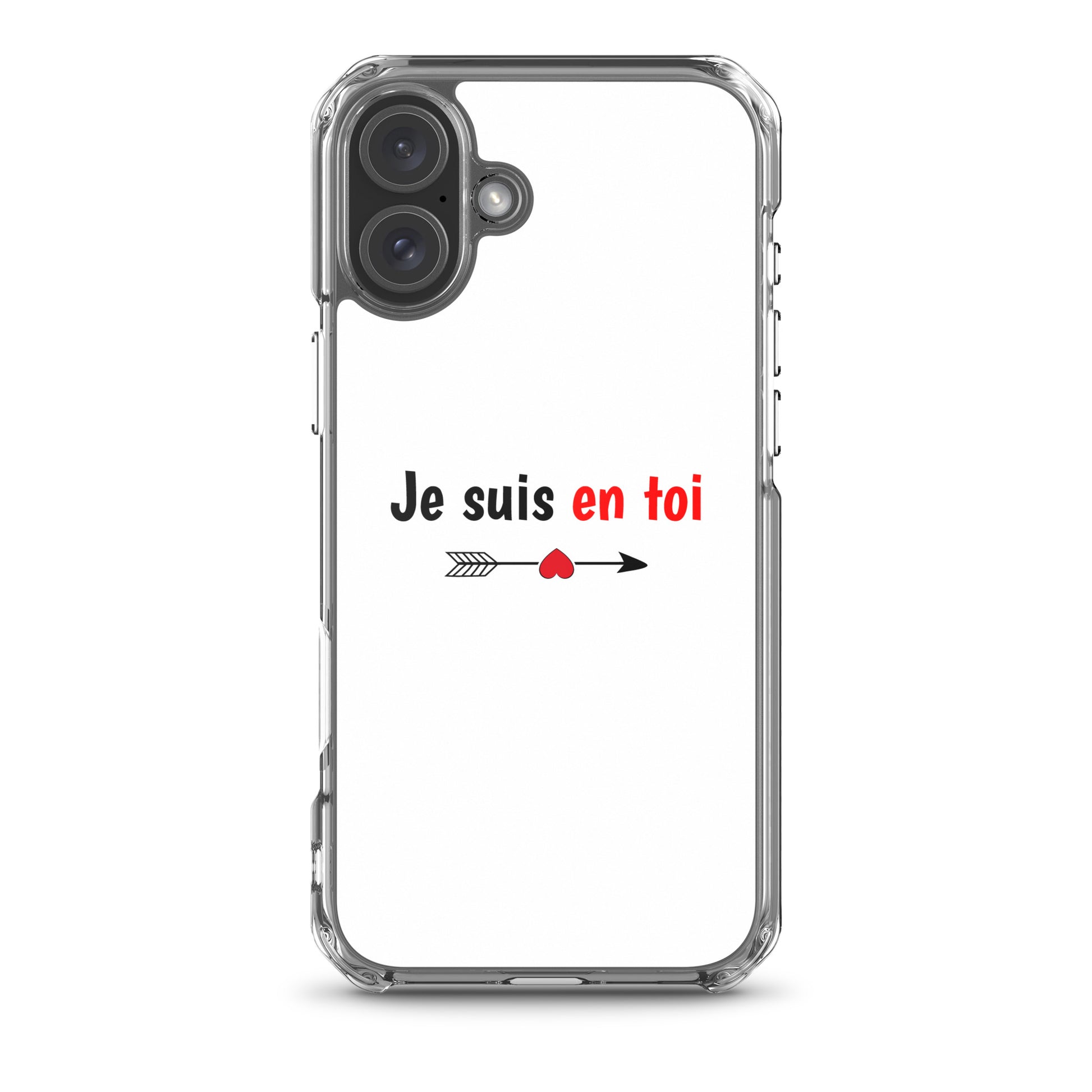 Coque iPhone Je suis en toi flèche cupidon iPhone 16 Plus - Sedurro