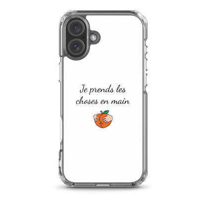 Coque iPhone Je prends les choses en main iPhone 16 Plus - Sedurro