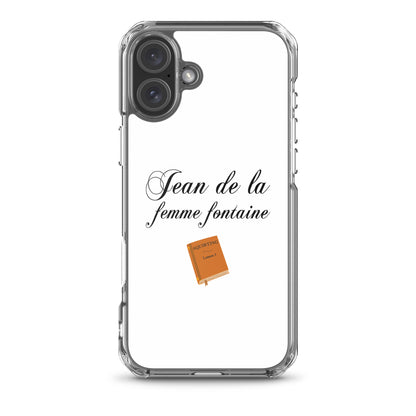 Coque iPhone Jean de la femme fontaine iPhone 16 Plus - Sedurro