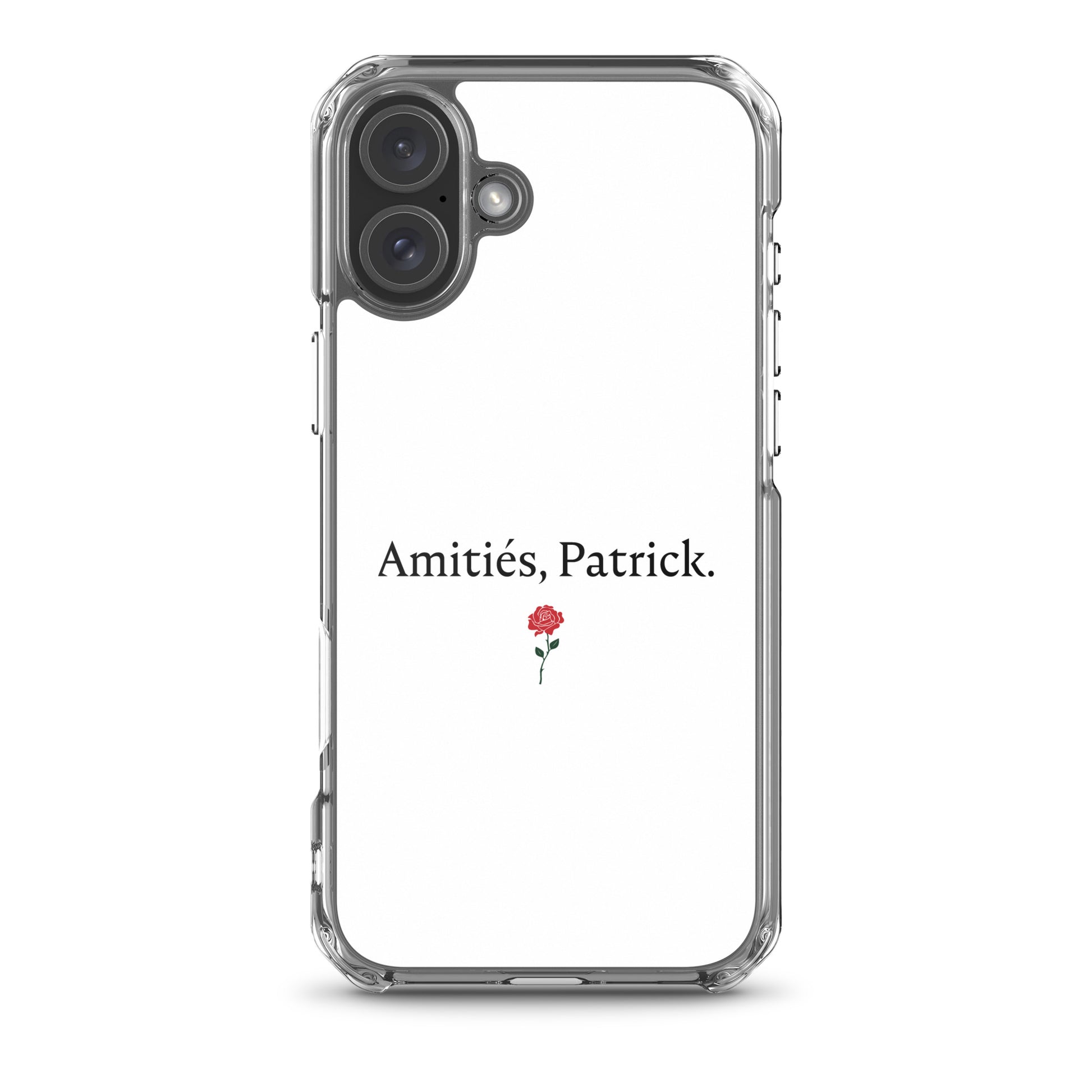 Coque iPhone Amitiés Patrick iPhone 16 Plus - Sedurro