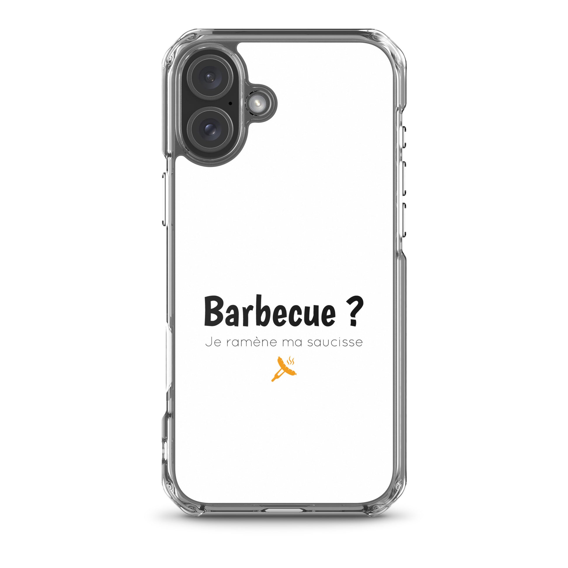 Coque iPhone Barbecue je ramène ma saucisse iPhone 16 Plus - Sedurro