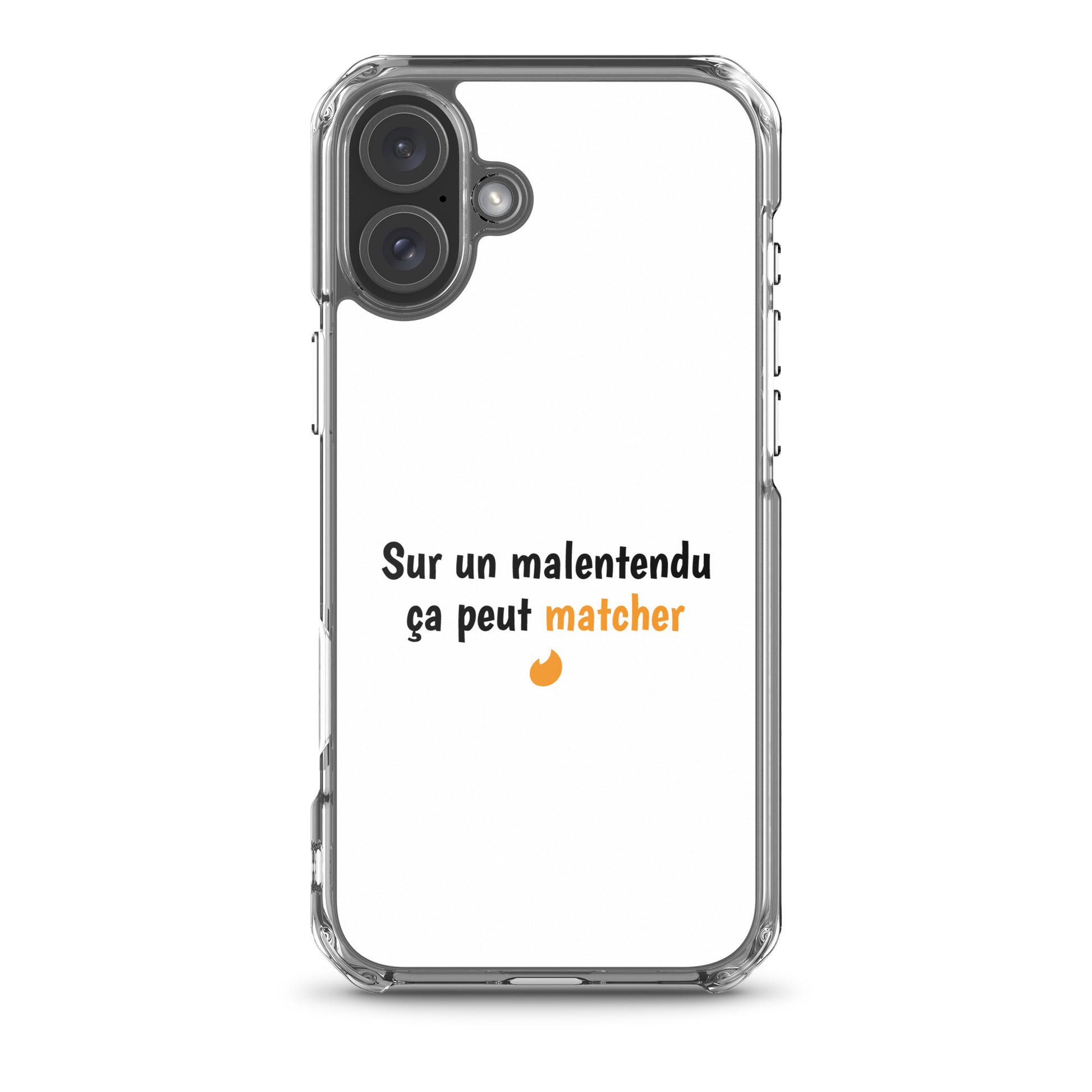 Coque iPhone Sur un malentendu ça peut matcher iPhone 16 Plus - Sedurro