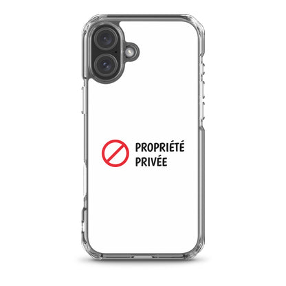 Coque iPhone Propriété privée iPhone 16 Plus - Sedurro