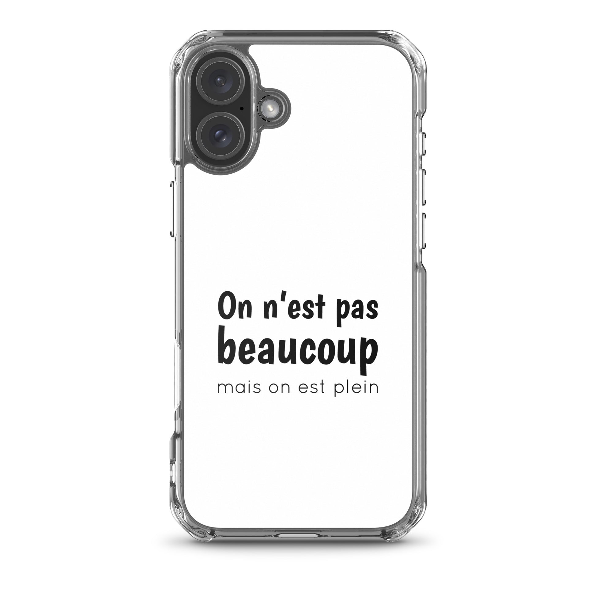 Coque iPhone On n'est pas beaucoup mais on est plein iPhone 16 Plus - Sedurro