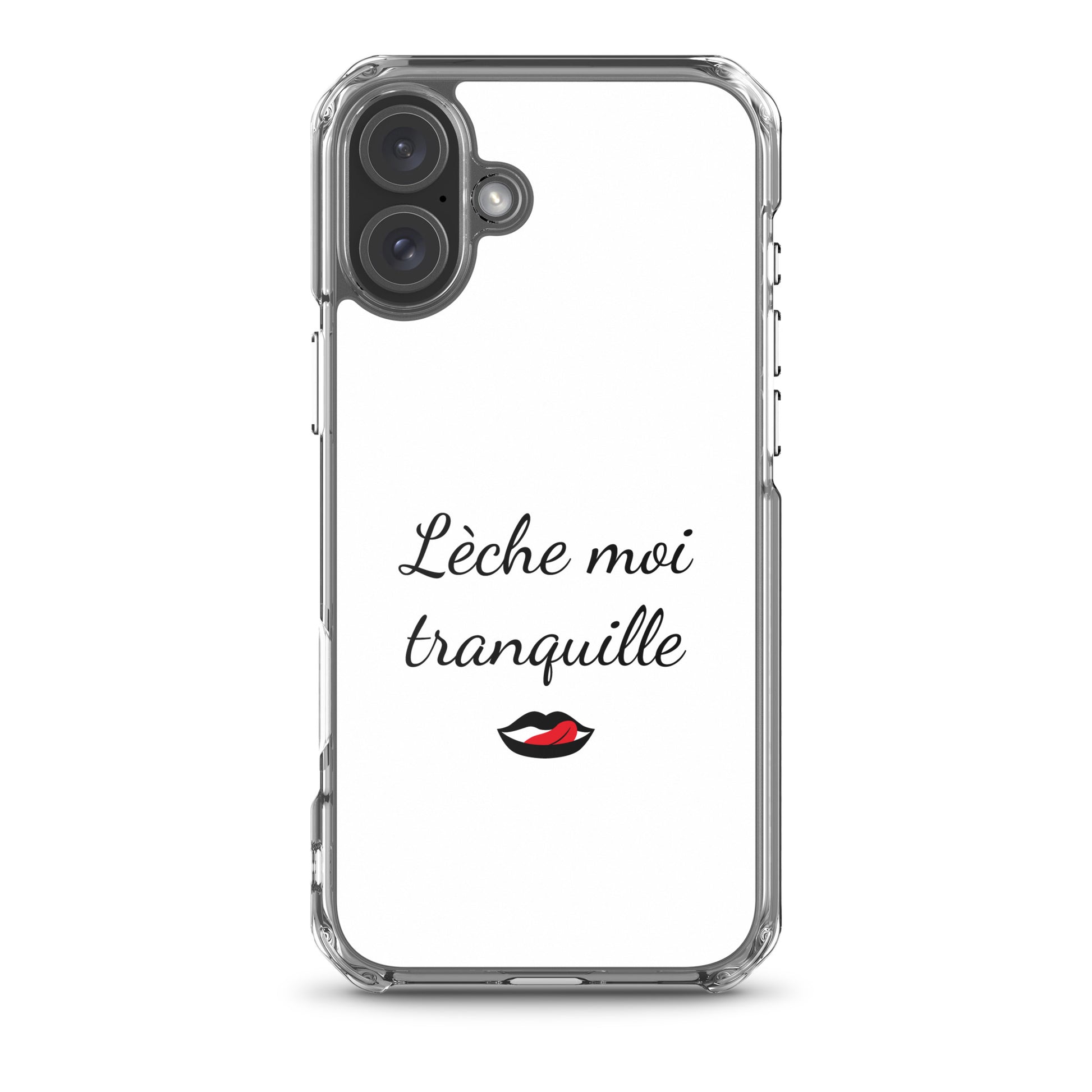 Coque iPhone Lèche moi tranquille iPhone 16 Plus - Sedurro