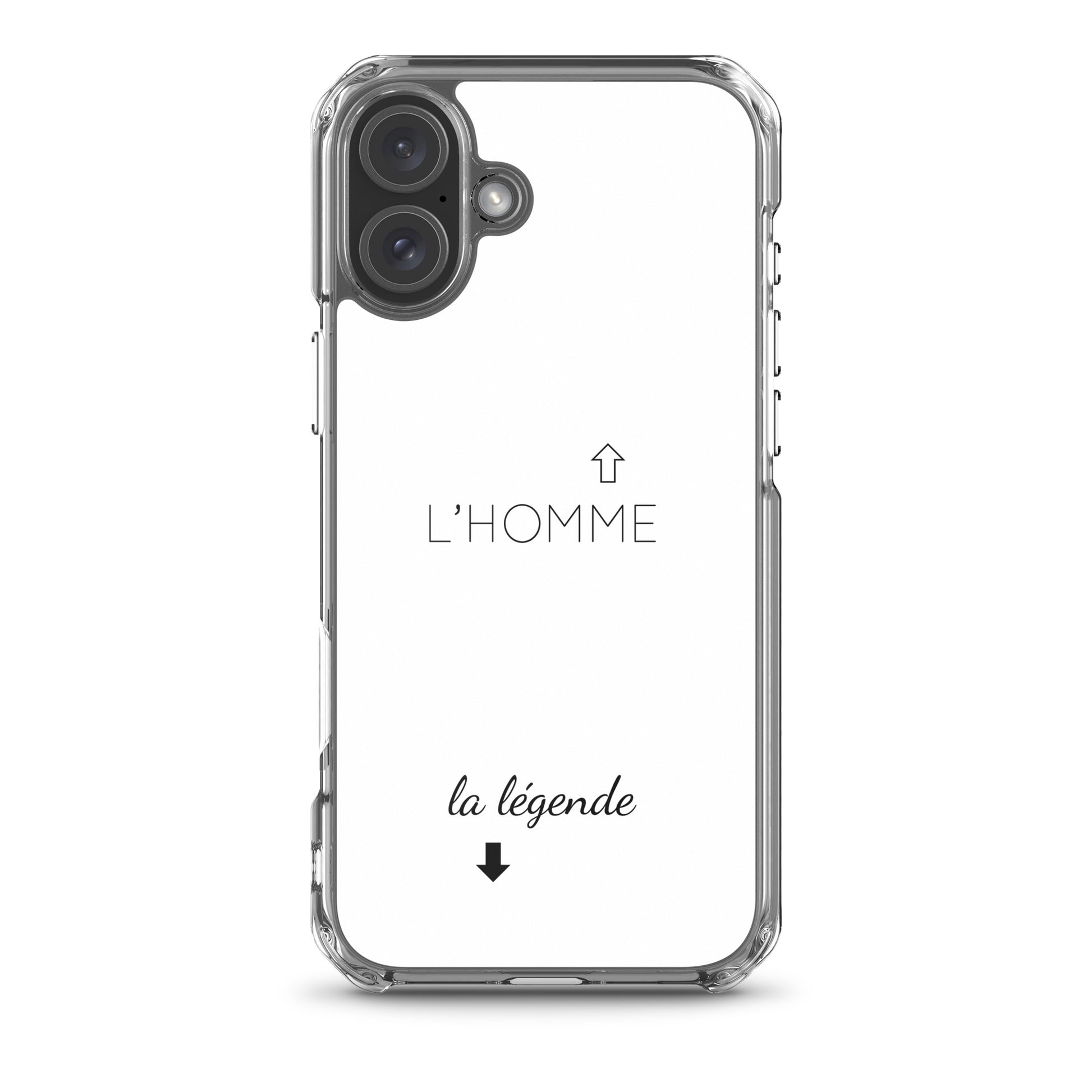 Coque iPhone L'homme et la légende iPhone 16 Plus - Sedurro