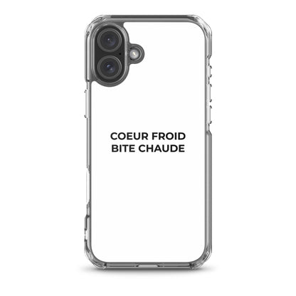 Coque iPhone Cœur froid bite chaude iPhone 16 Plus - Sedurro