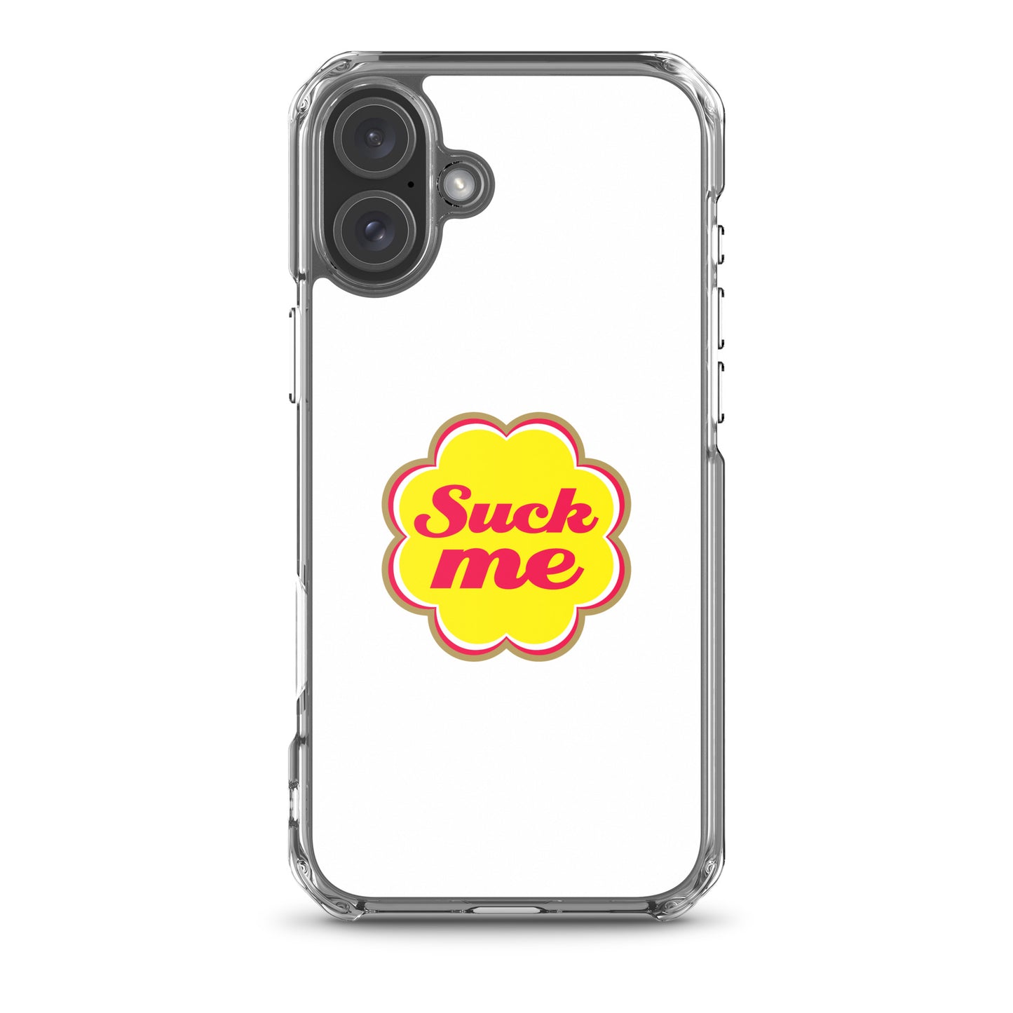 Coque iPhone Suck me sucette chupa iPhone 16 Plus - Sedurro