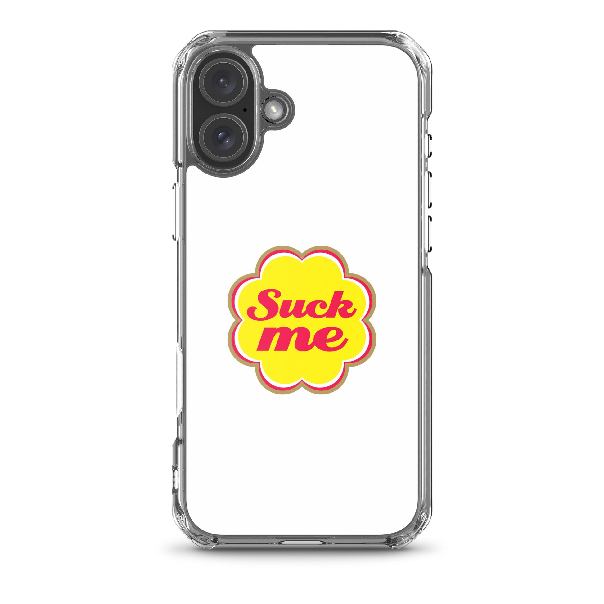 Coque iPhone Suck me sucette chupa iPhone 16 Plus - Sedurro