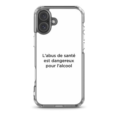 Coque iPhone L'abus de santé est dangereux pour l'alcool - Sedurro