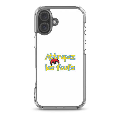 Coque iPhone Attrapez les foufs Pokeboule - Sedurro