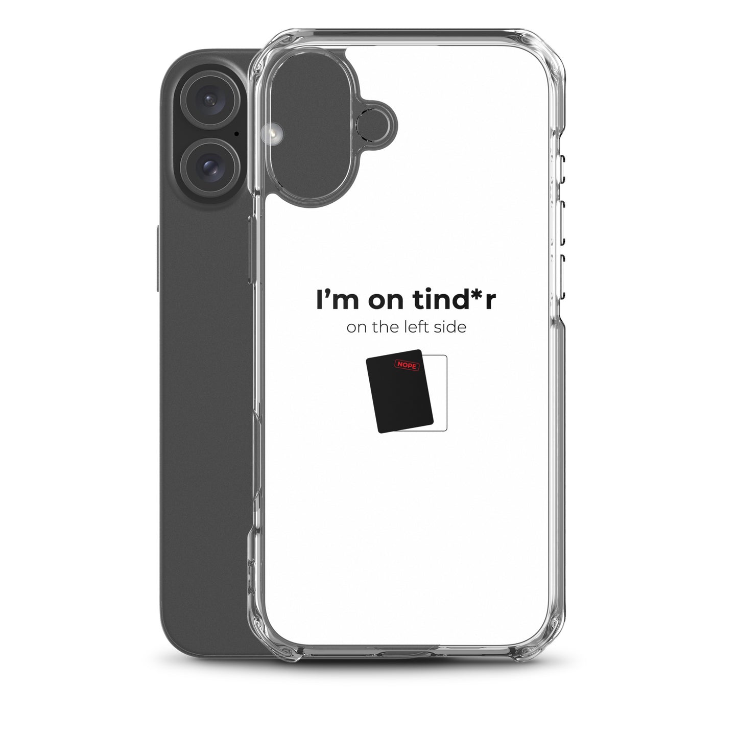 Coque iPhone I'm on tind*r on the left side - Sedurro