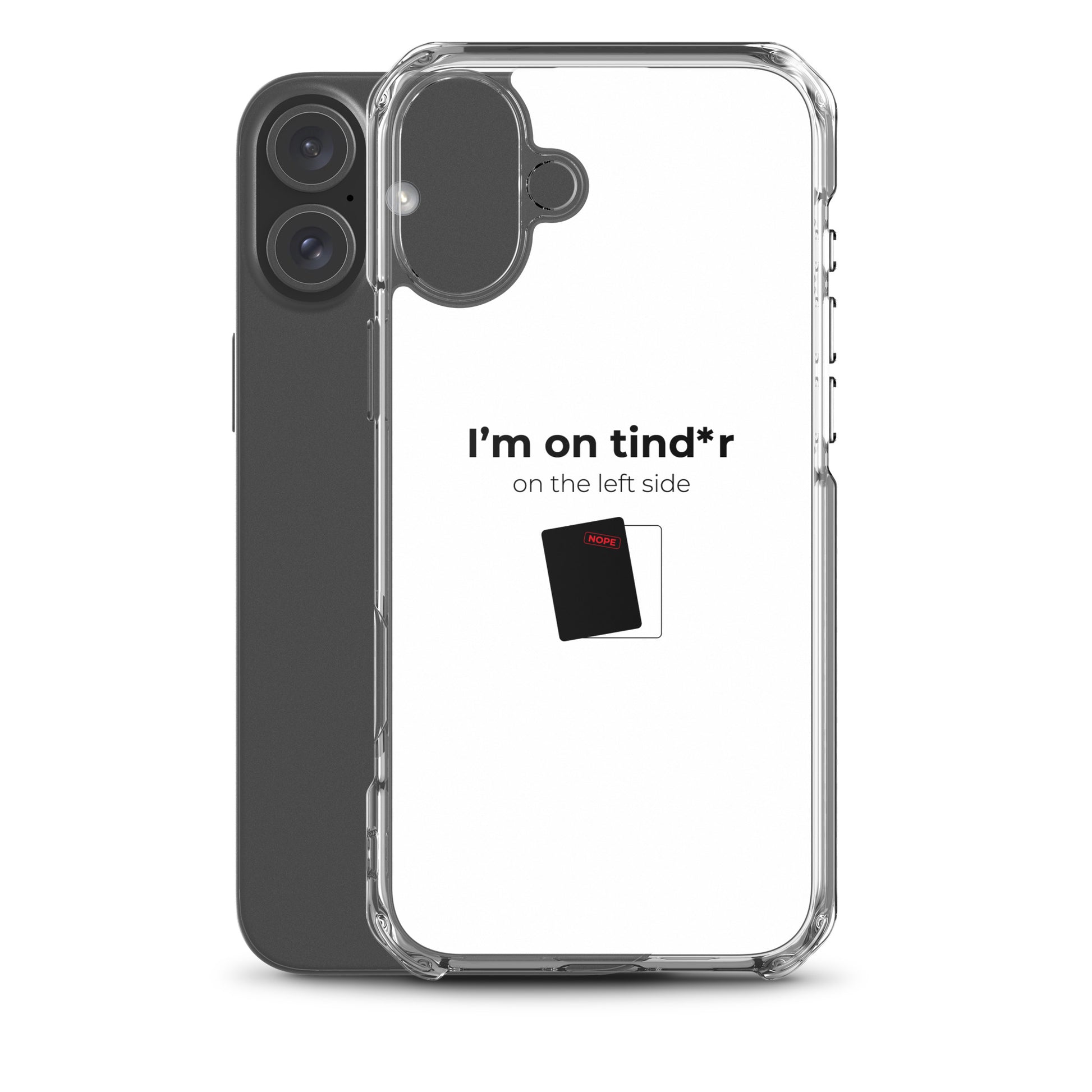Coque iPhone I'm on tind*r on the left side - Sedurro