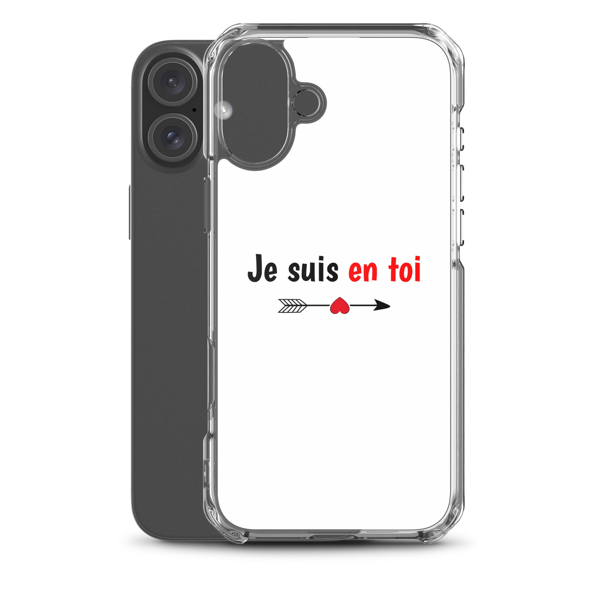Coque iPhone Je suis en toi flèche cupidon - Sedurro