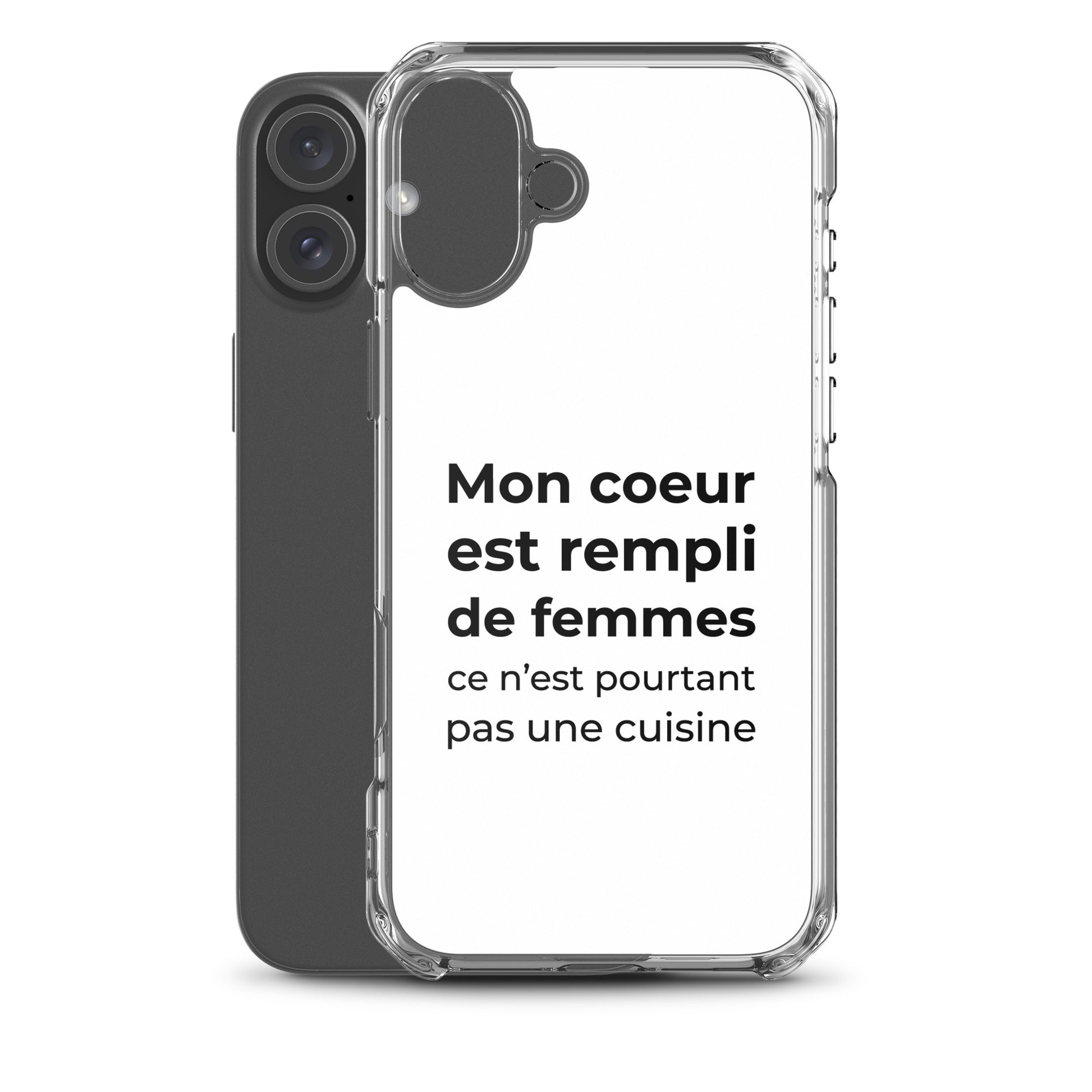 Coque iPhone Mon cœur est rempli de femmes ce n'est pourtant pas une cuisine - Sedurro