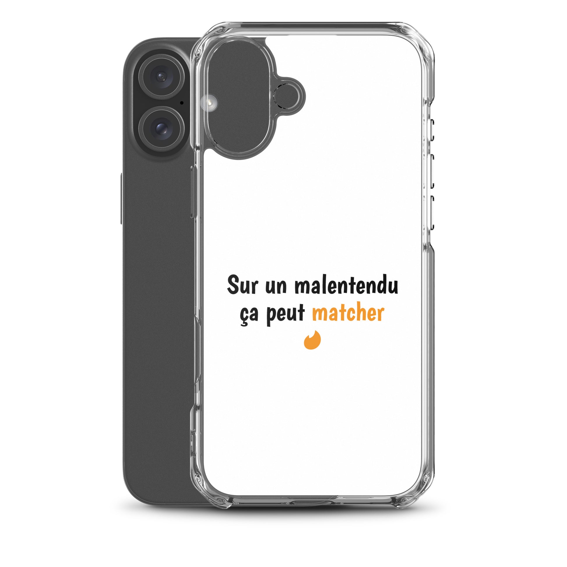 Coque iPhone Sur un malentendu ça peut matcher - Sedurro