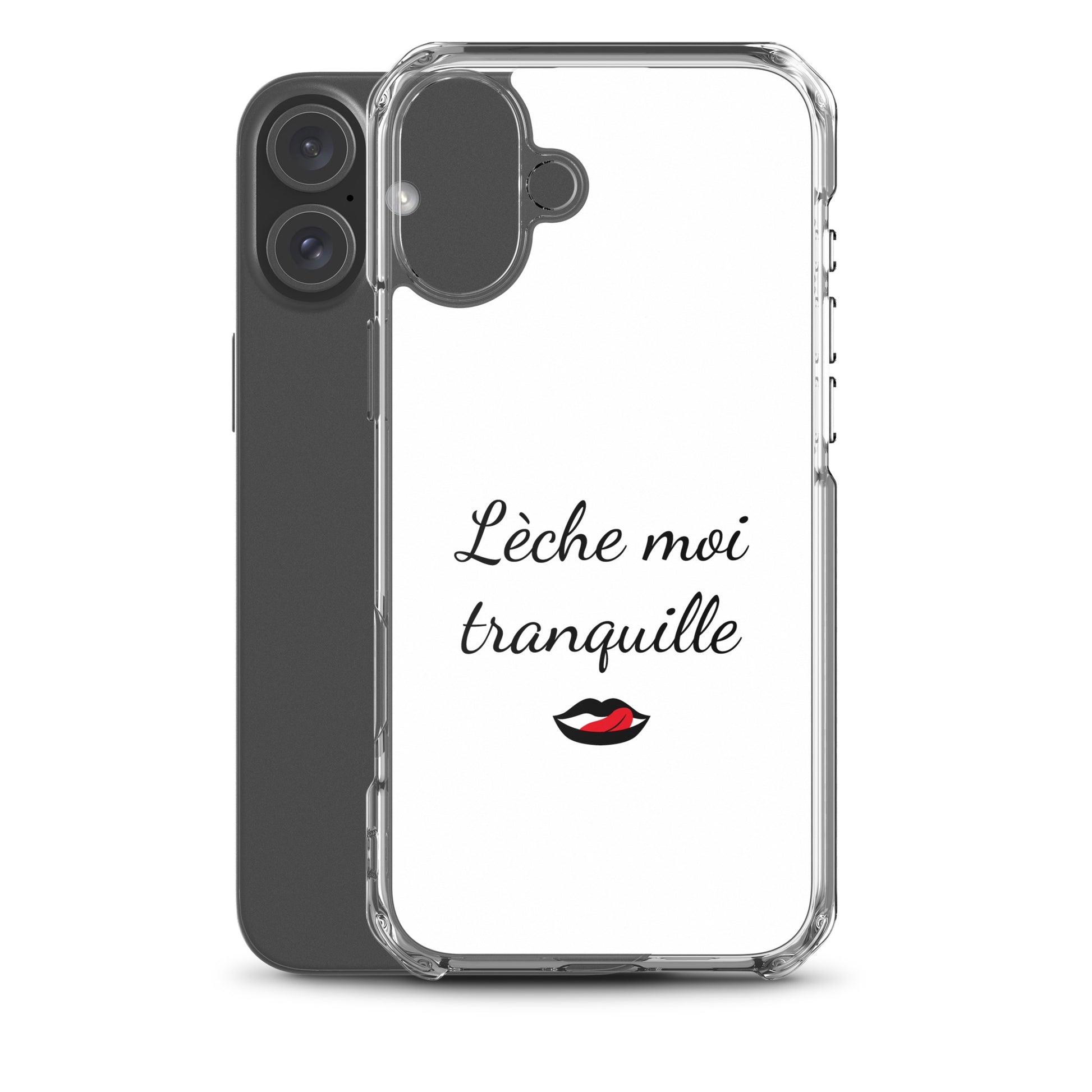Coque iPhone Lèche moi tranquille - Sedurro