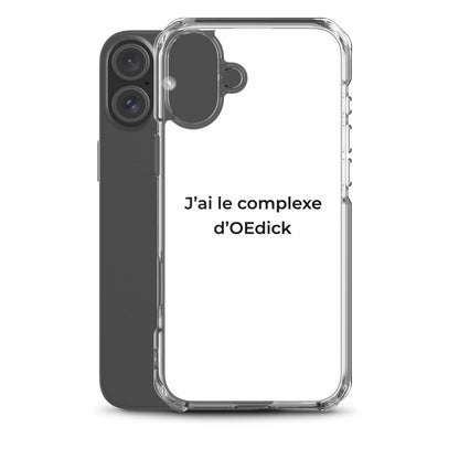 Coque iPhone J'ai le complexe d'Oedick - Sedurro