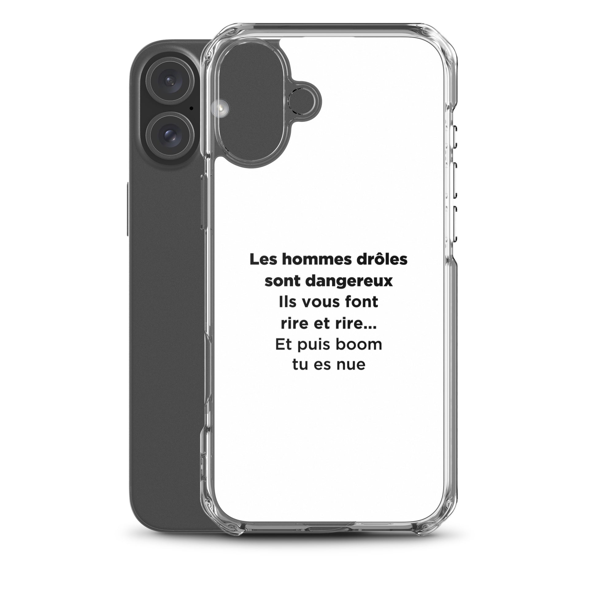 Coque iPhone Les hommes drôles sont dangereux - Sedurro