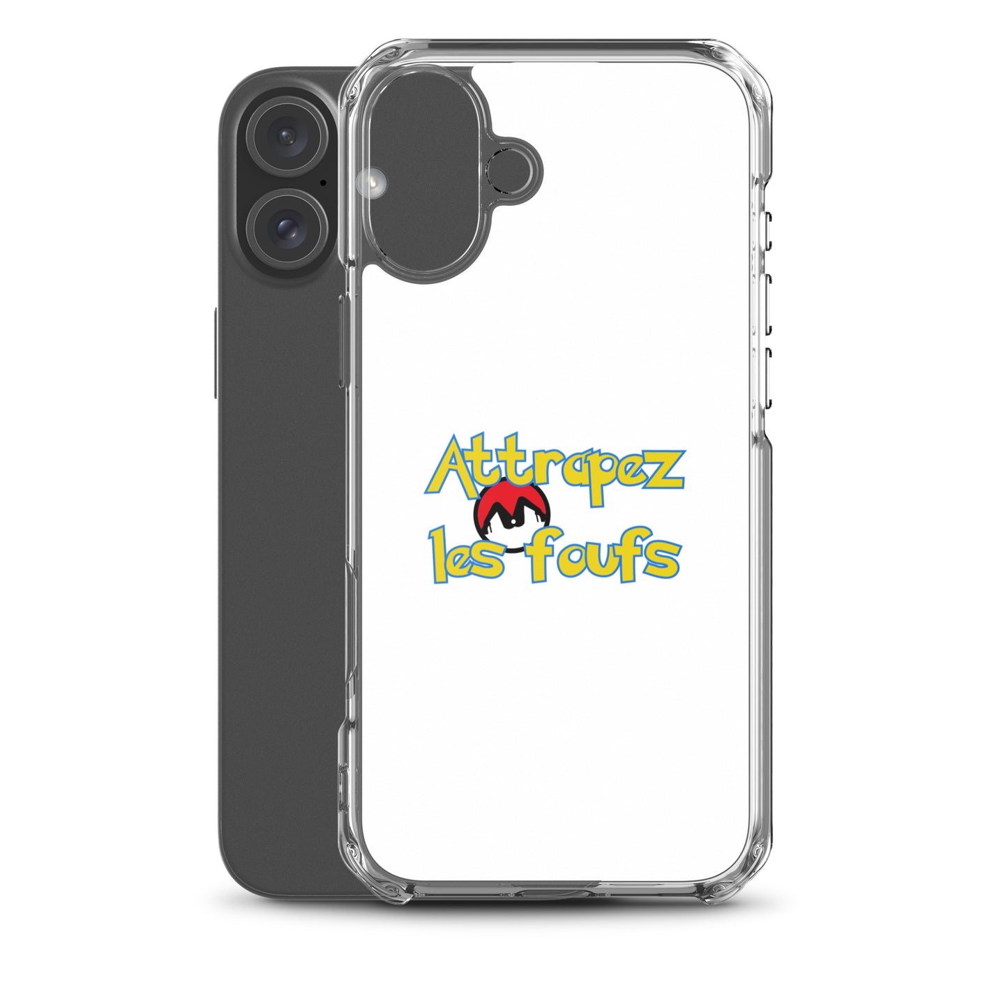 Coque iPhone Attrapez les foufs Pokeboule - Sedurro