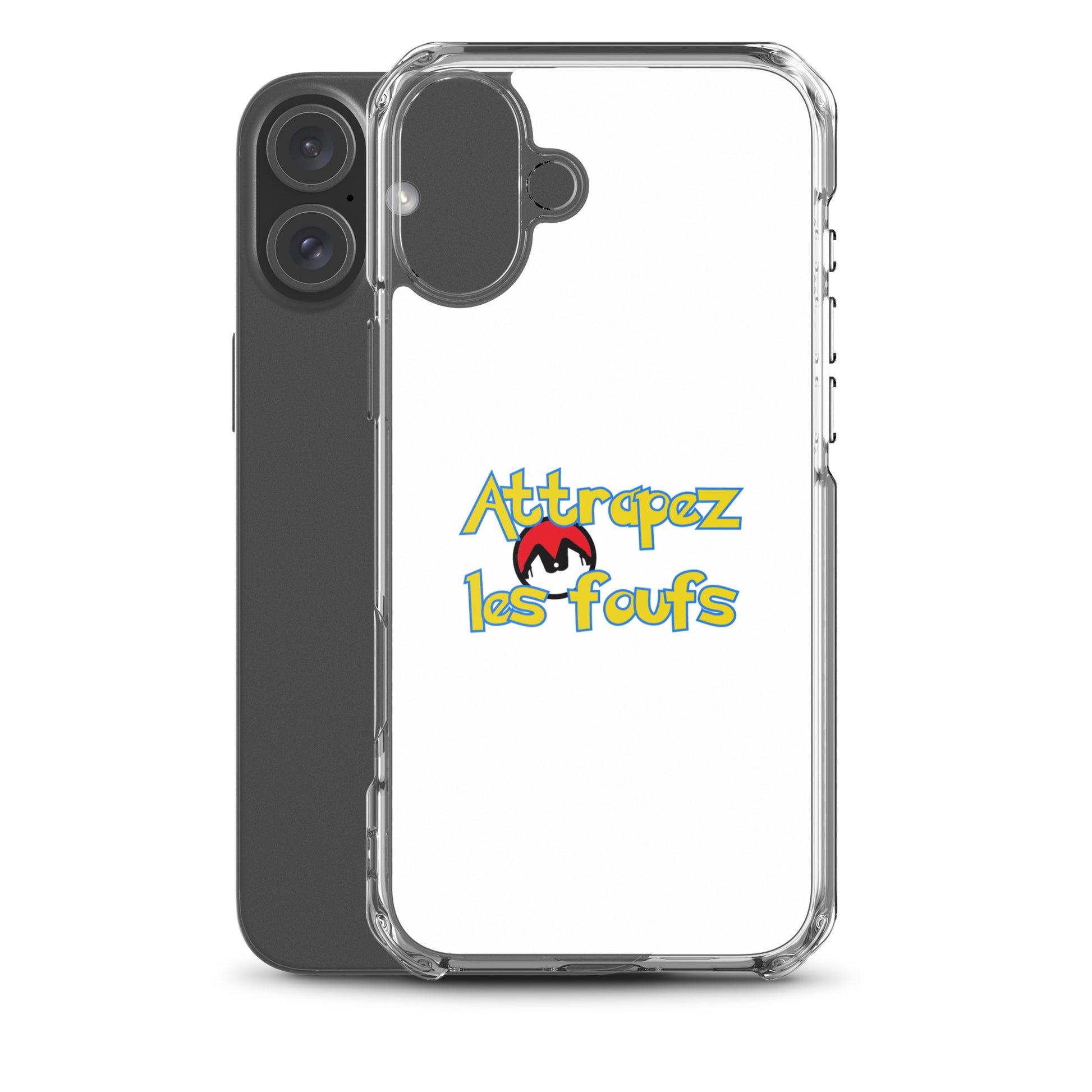 Coque iPhone Attrapez les foufs Pokeboule - Sedurro