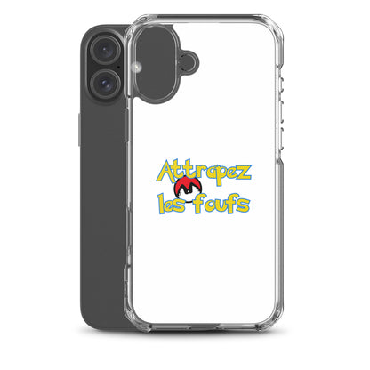 Coque iPhone Attrapez les foufs Pokeboule - Sedurro