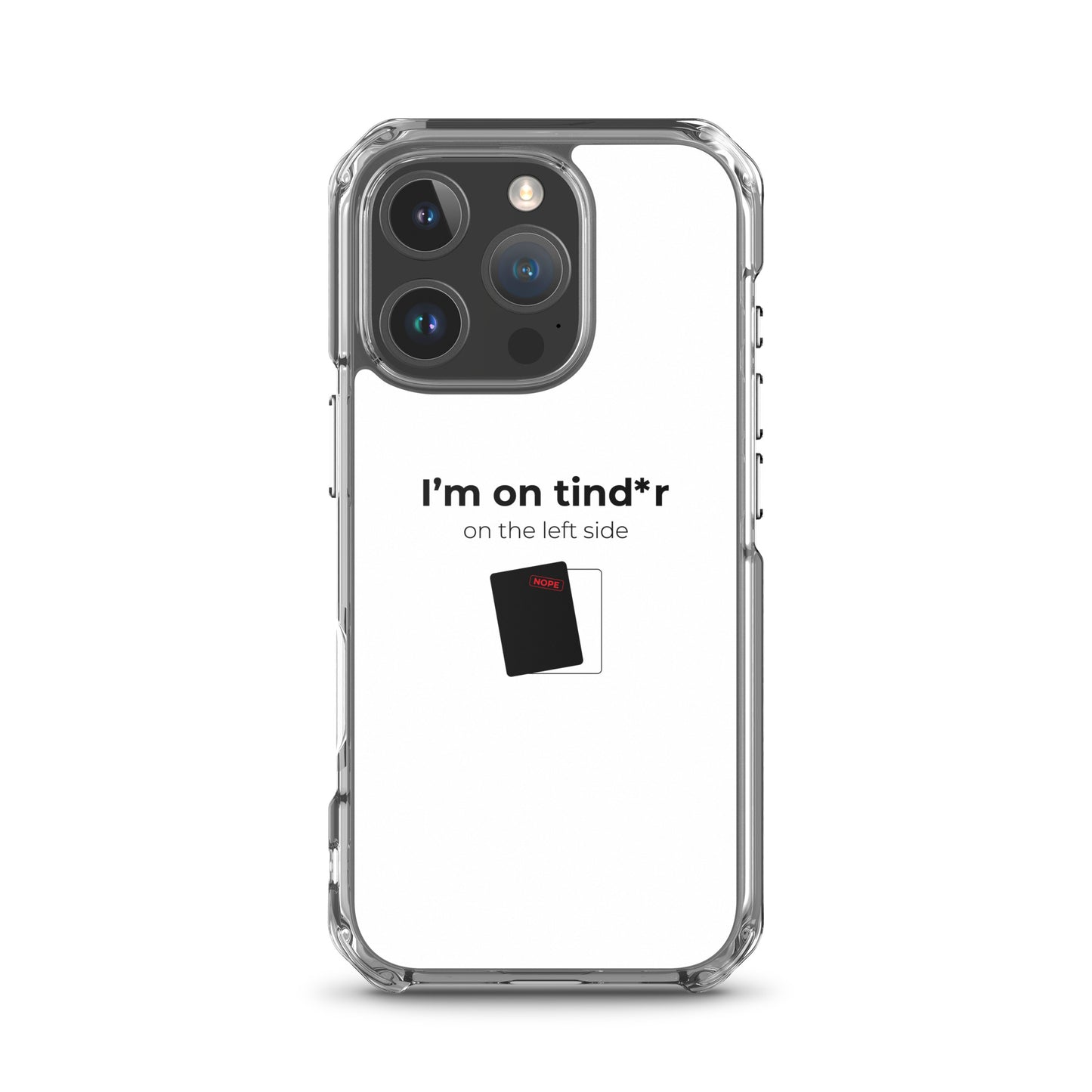 Coque iPhone I'm on tind*r on the left side iPhone 16 Pro - Sedurro