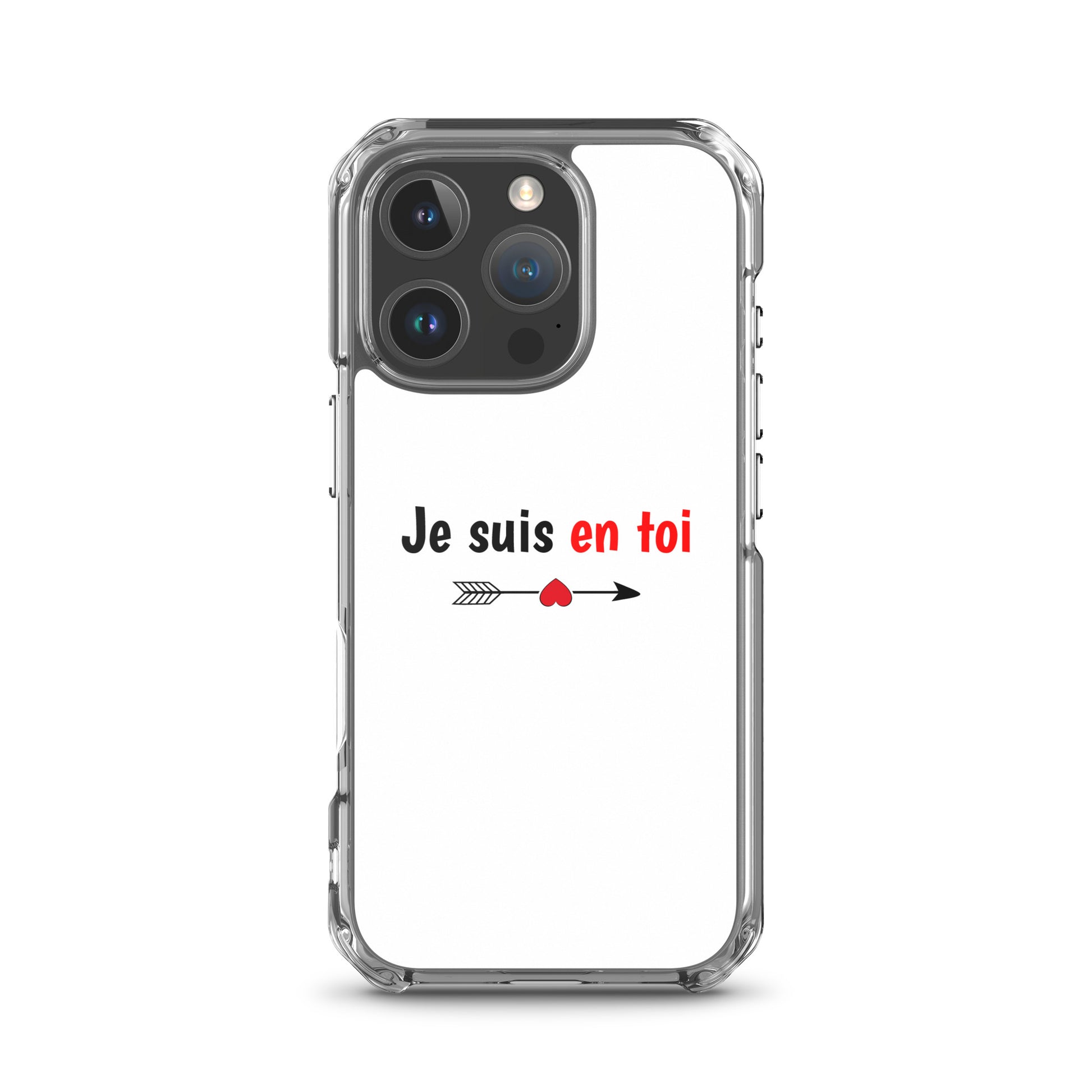 Coque iPhone Je suis en toi flèche cupidon iPhone 16 Pro - Sedurro