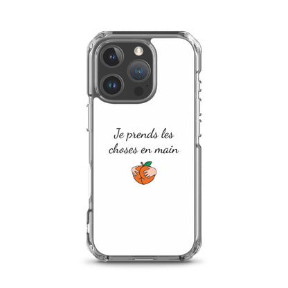 Coque iPhone Je prends les choses en main iPhone 16 Pro - Sedurro