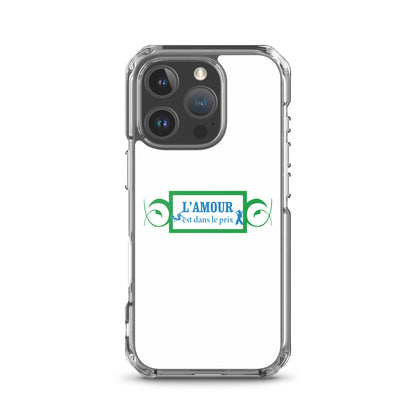 Coque iPhone L'amour est dans le prix iPhone 16 Pro - Sedurro