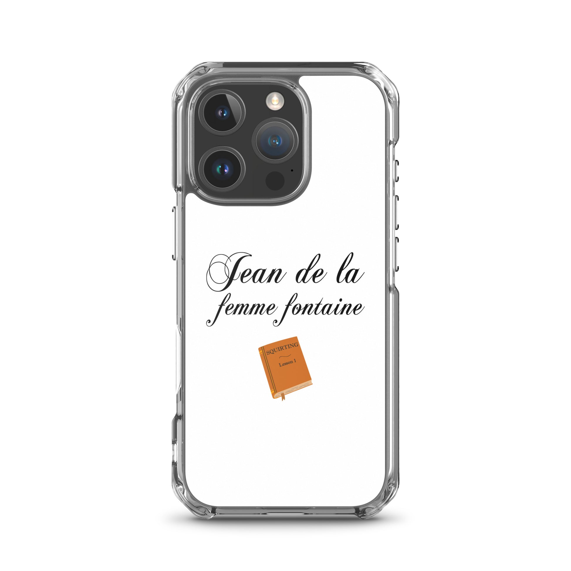 Coque iPhone Jean de la femme fontaine iPhone 16 Pro - Sedurro