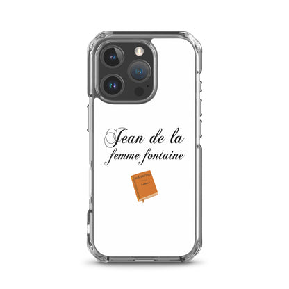 Coque iPhone Jean de la femme fontaine iPhone 16 Pro - Sedurro