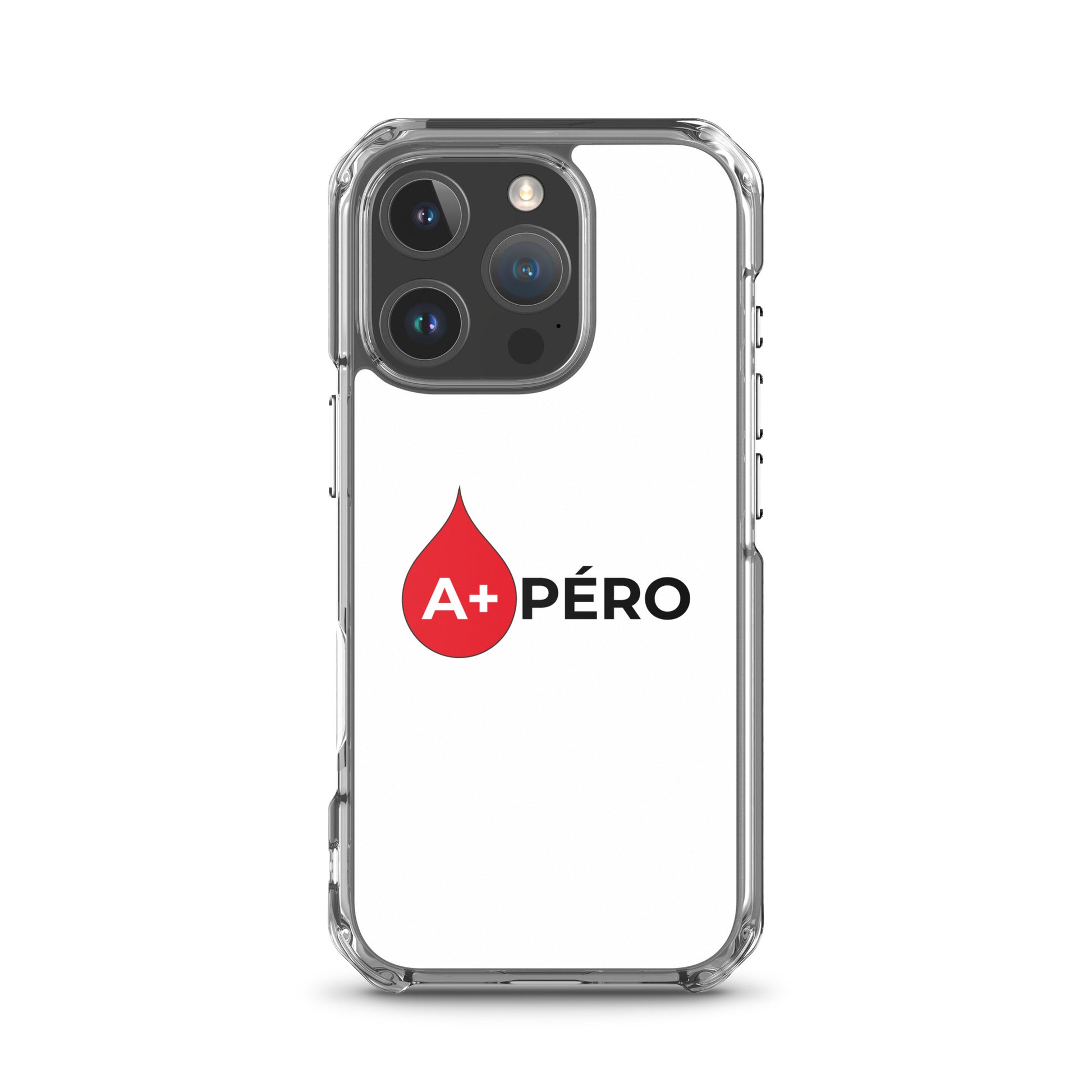 Coque iPhone Apéro groupe sanguin A+ iPhone 16 Pro - Sedurro