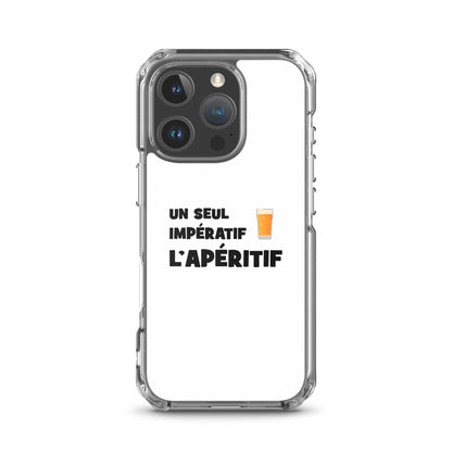 Coque iPhone Un seul impératif L'apéritif - Sedurro