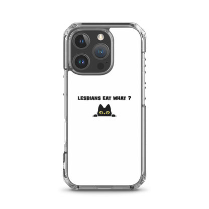 Coque iPhone Cat Lesbians eat what - Sedurro