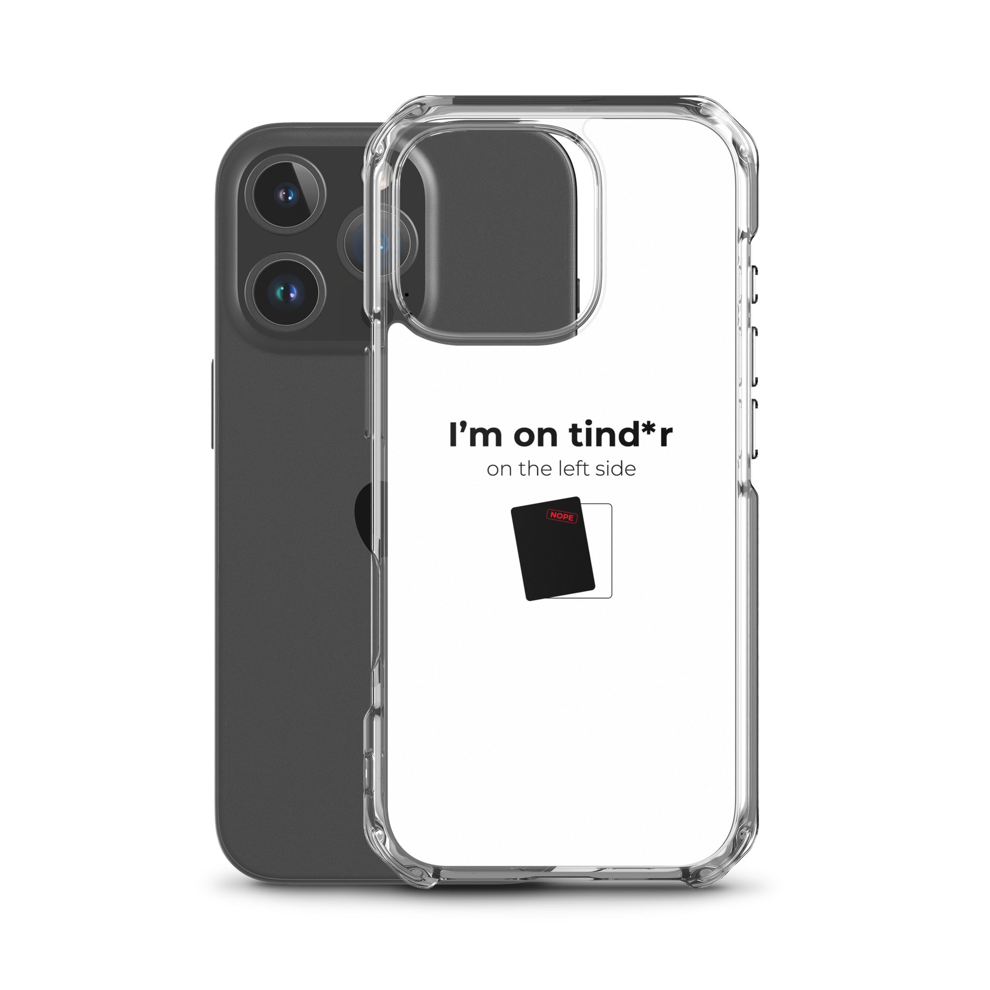 Coque iPhone I'm on tind*r on the left side - Sedurro