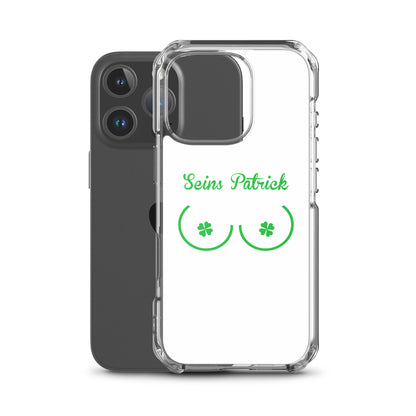 Coque iPhone Seins Saint Patrick - Sedurro