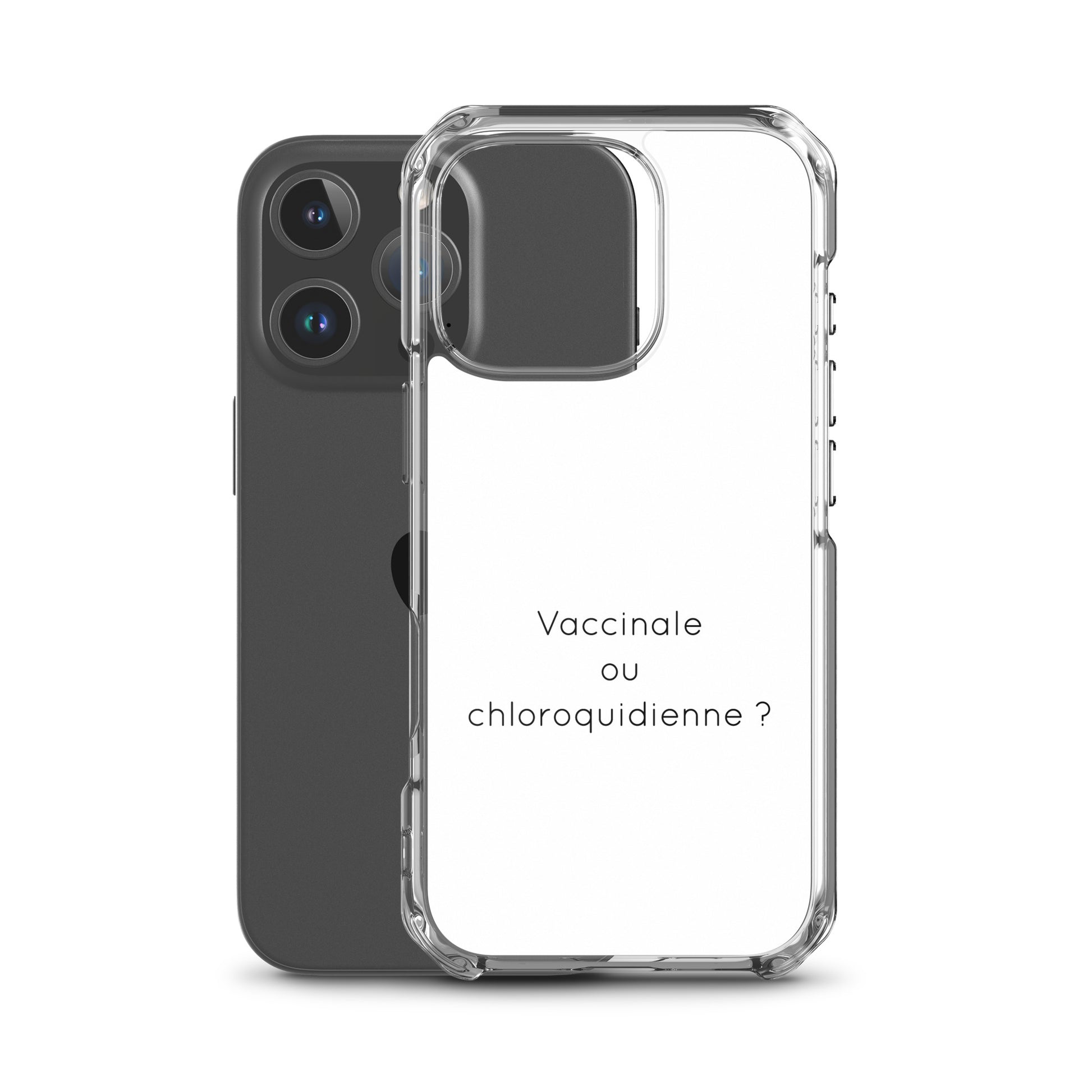 Coque iPhone Vaccinale ou chloroquidienne - Sedurro