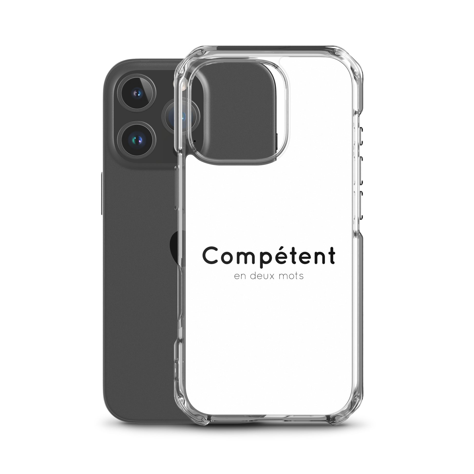 Coque iPhone Compétent en deux mots - Sedurro
